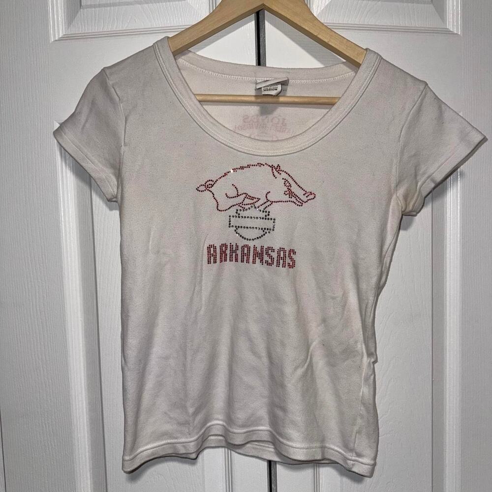 Y2k 2000s Harley Davidson Arkansas Baby tee Size Medium